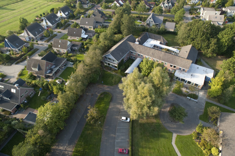 Luchtfoto van Zijlhuis in Tolbert