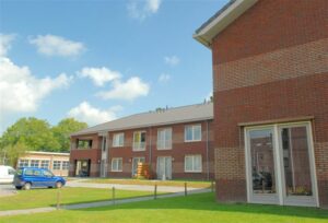 Zijkant van de woonlocatie in Grootegast