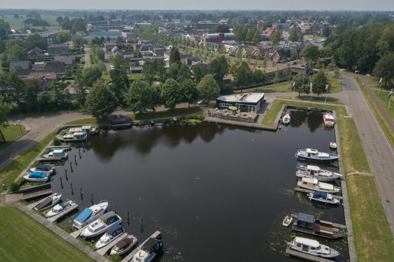 Havengebouw luchtfoto